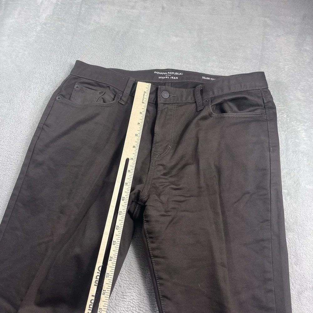 Banana Republic Travel Jean Athletic Fit Jeans Mens Size‎ 32x28* Brown